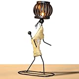 Design unique : améliorez la décoration de votre maison avec notre bougeoir africain disponible en différents styles. La quincaillerie ornée de cordes ajoute une touche artistique, tandis que son design amusant ajoute une atmosphère amusante. Parfait pour créer une atmosphère chaleureuse pour se détendre après une longue journée.