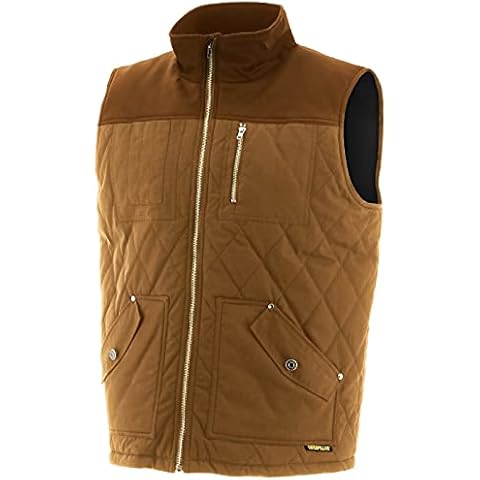 Caterpillar CAT Waxed Cotton Gilet Body Warmer Cover