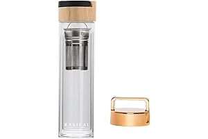 BASICAL - 100% Real Bamboo & Real Glass 450 ml / 15...