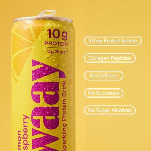 Image of Waay Lemon Sparkling Protein Water, 12 FZ