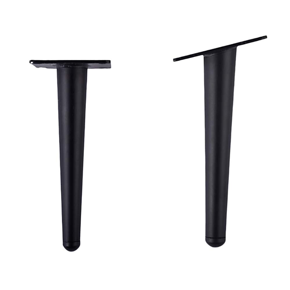 Genérico Pata de Mueble cónica Oblicua/cónica Recta, Pata de Soporte para Mueble, Pata de Armario, Pata de sofá, Pata de Mesa de Centro, Pata de Mueble de baño, 10 cm/12 cm/15 cm/17 cm/20 c