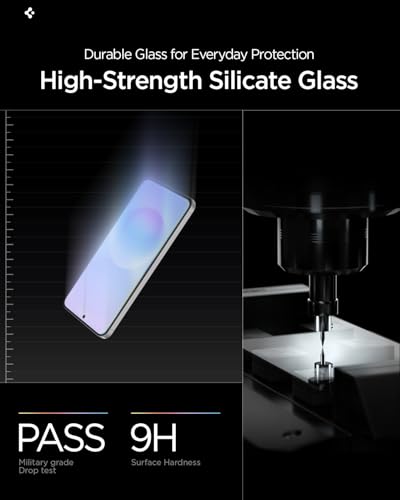 Image of Spigen EZ Fit Pro Tempered Glass Screen Protector Guard for Samsung Galaxy A57 5G [2 Pack]