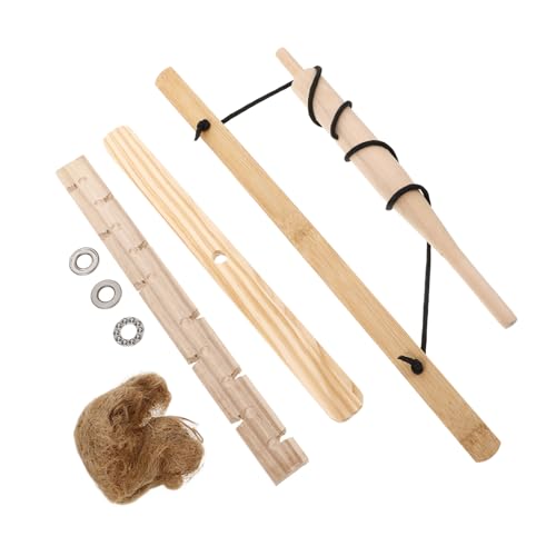 ifundom Camping Tools Fire Making Tool Fire Drill Kit Outdoor Gear Survival Learning Toy Compact Design