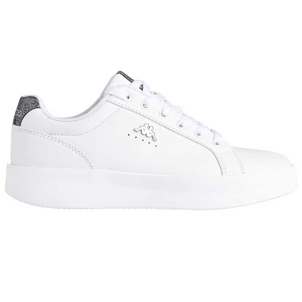 Kappa Amelia WO, Low-Top Sneakers, Blanco/Gris,