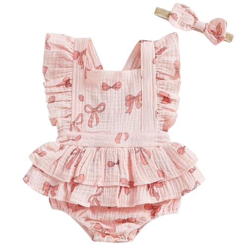 Mubineo Baby Girl Summer Clothes Cute Ruffle Romper Sleeveless Rompers Dress Newborn Girls Infant Jumpsuit Clothing Sey