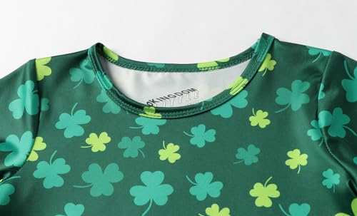Image of LittleSpring Kids Short Sleeve Tshirt Crewneck Print Summer Tops