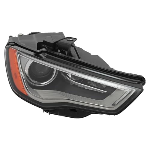 BIXIBIN Headlight Assembly for 2015-2016 Audi A3 S3 HID/Xenon Non-AFS, LED DRL Headlamp, 8V0941044B, AU2503191 (Right Passenger Side)