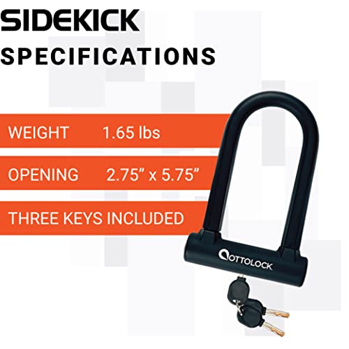 Ottolock Hexband Combination Bike Lock & Compact U-Lock (Grey, 30 Inch) #TOP5