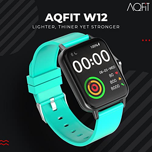 AQFIT-W12-Smartwatch-IP68-Water-Resistant-169-Full-Touch-Screen-Display-Up-to-7-Days-of-Battery-Life