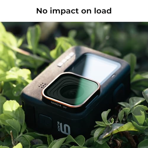 Image of K&F CONCEPT UV Protection Camera Lens Filter Compatible with GoPro Hero 13 Hero12 Hero11, Hero10, Hero9 Black, with 28 Layer-Nano Coating, Top AGC Optical Glass Action Camera Filter