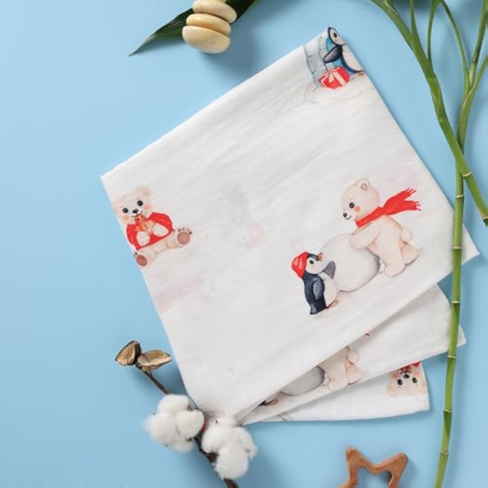 Soft and Cozy Baby Swaddle Blanket, Adjustable Infant Wrap