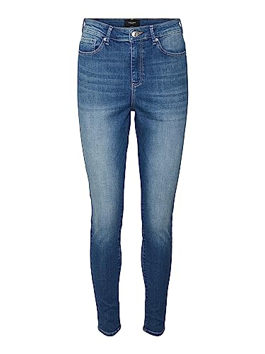 VERO MODA CURVE Damen Vmphia Hr Skinny Jeans Ra321 Curve, Medium Blue...