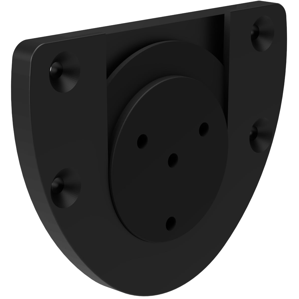 Bull's Advantage Black Dartboard – Offizielles Turnier Steeldart Board, Schwarzes Sisal Profi Dartboard, Ultra Haltbar