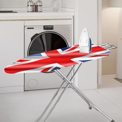 Housse de planche à repasser Union Jack extensible avec bords élastiques