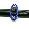 Biqing Interrupteur de Commande de Guidon,Universel 7/8″ 22mm Commutateur de Guidon de Moto CNC Bouton d’arrêt de Démarrage du Moteur pour Pit Dirt Bike ATV Quad (Bleu)