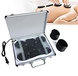 MINGJISHIYE Hot Stones for Massage, Basalt Massage Stone Warmer,18Pcs Hot Stone Massage Kit Stones for Home Spa Warming Therapy Relaxing Relieve Pain (8pcs)