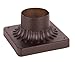 Livex Lighting 7507-58 Outdoor Outdoor Pier Mount Adaptors In Imperial Bronze