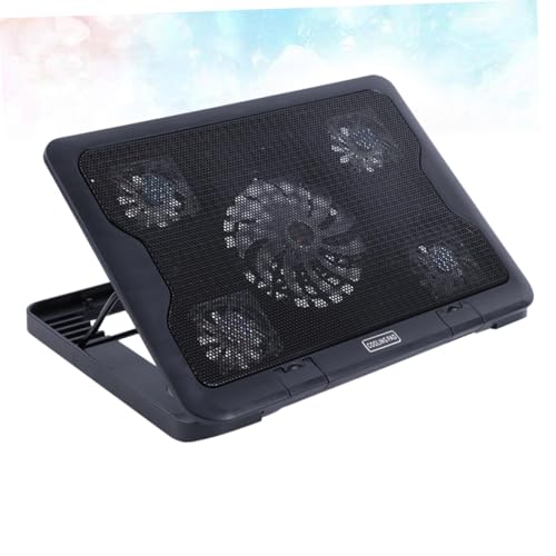 Base de enfriamiento para laptop con 5 ventiladores USB miniatura 5