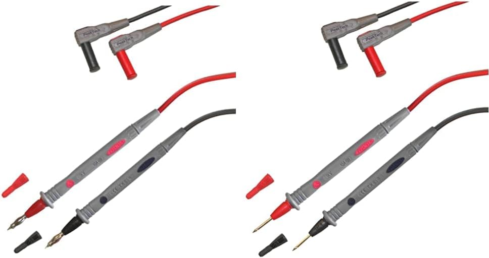 Jeu De Cordons De Test (fils Avec Sondes) Pour Multimètre Numérique, Isolation Silicone 1000V 10A, Prise UK