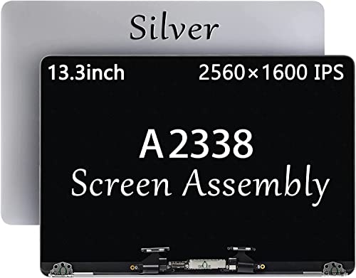 Image of A2338 Screen Replacement Silver for MacBook Pro M2 Retina A2338 EMC 8162 MNEH3LL /A Full LCD Display Assembly Silver