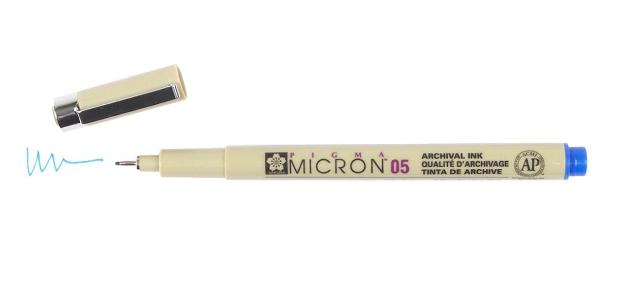 Amazon.com: Sakura Pigma Micron Open Stock Pen, 0.45mm, Blue