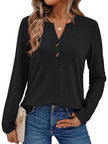 AUTOMET Women's Long Sleeve Shirts 2025 Fall Fashion Dressy Casua...