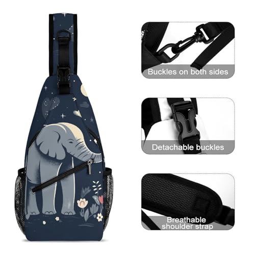 Mochila tipo bandolera deportiva para senderismo miniatura 3