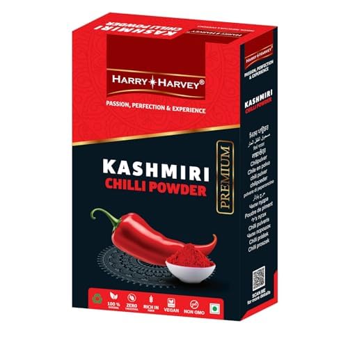 Polvo de Chile Rojo Kashmiri Harry Harvey 100g