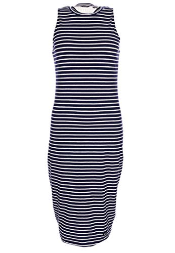Superdry Damen Lily Crochet Insert Dress Kleid, Blau (Navy Stripe JKC), S...