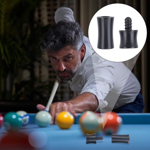 Protections de joint pour queue de billard INFUNLY en plastique noir ajusté