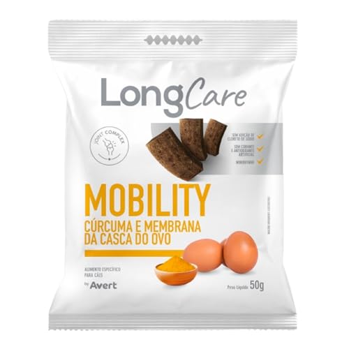 Petisco Natural Para Cães LongCare Mobility Cúrcuma Avert 50g