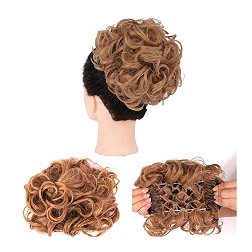 Messy Bun Hair Messy Curly Hair Bun Extensions Updo Hairpiece