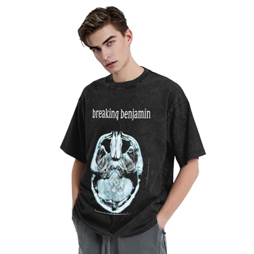 Breaking Music Benjamin 2025 Music Tourt-Shirts Men Trendy Casual Cotton Retro Top Black2