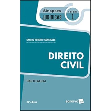 Capa do livro Sinopses jurídicas: Direito civil: Parte geral - 25ª edição de 2019