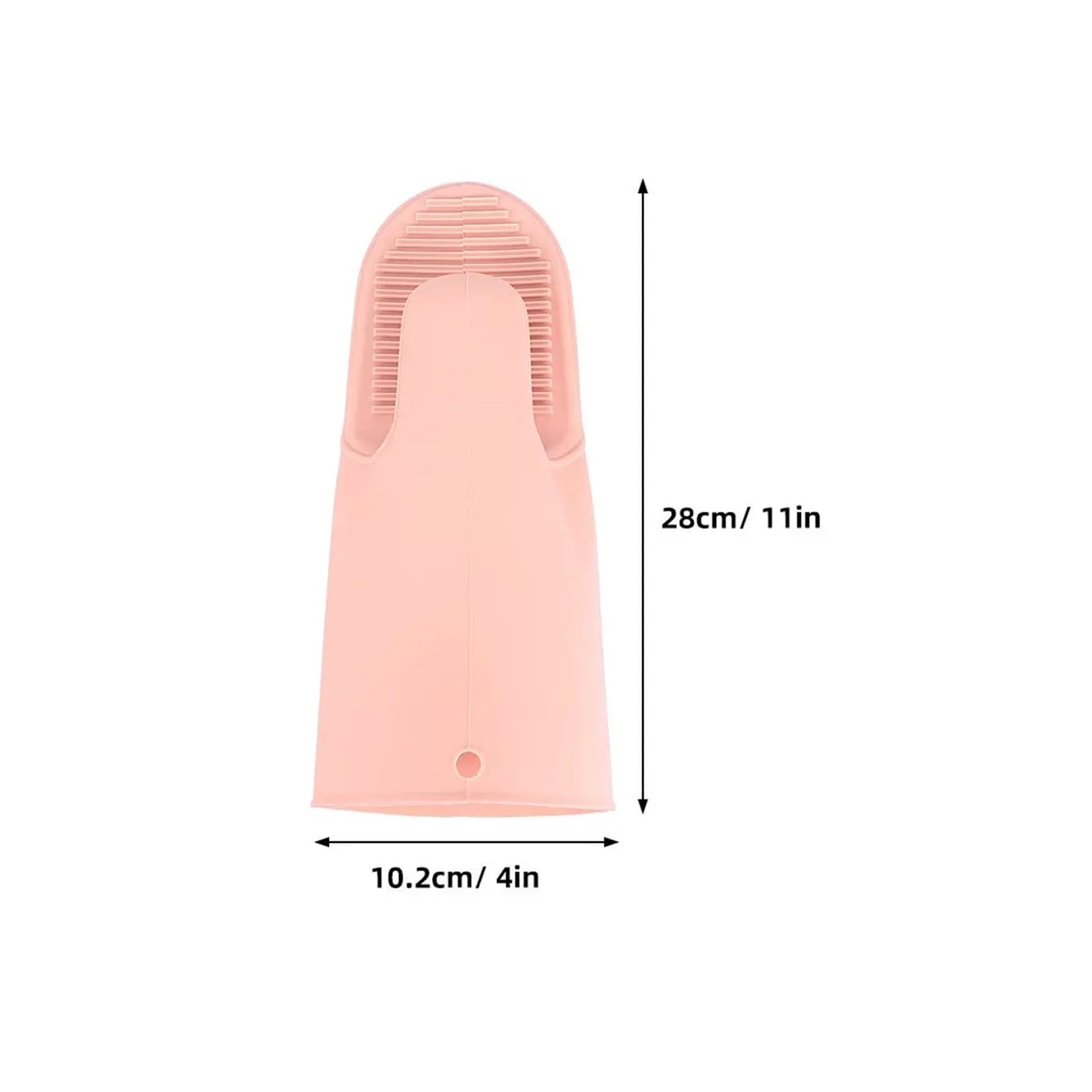 Guantes de horno de silicona, guantes antideslizantes para hornear, rosa | Diseño nórdico, 28.00X10.20X10.20cm, no tejido, 2 guantes para microondas parrilla cocina