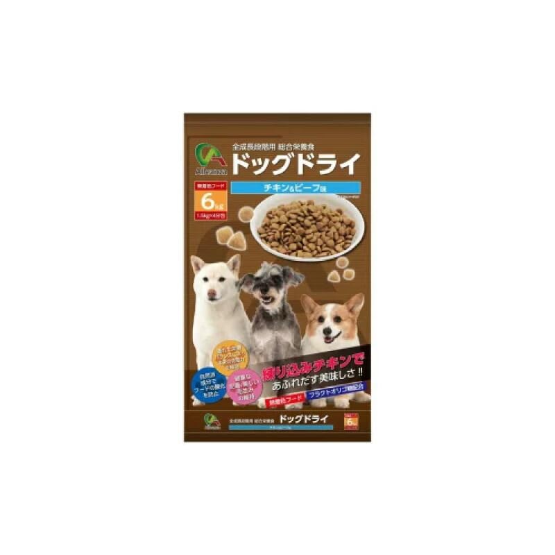 Amazon.co.jp: Alleanza(アレンザ) ドッグフード 6kg(1.5kg×4分包