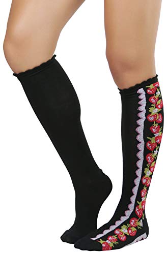 Image of ToBeInStyle Women's Acrylic Knee High Print Socks