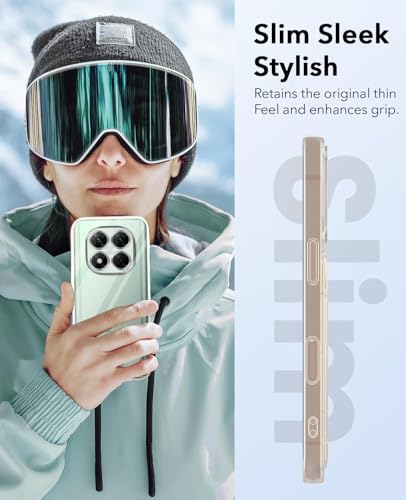 Image of Jkobi Back Cover Case for Xiaomi Poco X7 (Hard Anti Yellow Clear Case | Sleek Hard Crystal Clear | Drop & Camera Protection | Shockproof Polycarbonate)