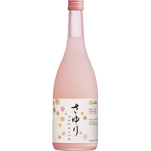 SAKE HAKUTSURU SAYURI Junmai Nigori - Ungefilterter Sake, Leicht & Fruchtig, Perfekter Speisenbegleiter, Aus Kobe, Japan, 720ml
