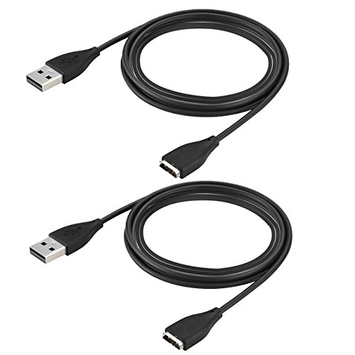 Soulen for Fitbit Surge Charger,Replacement USB Charger Charging Cable for Fitbit Surge Fitness Superwatch (2-Pack 3.3ft Black)