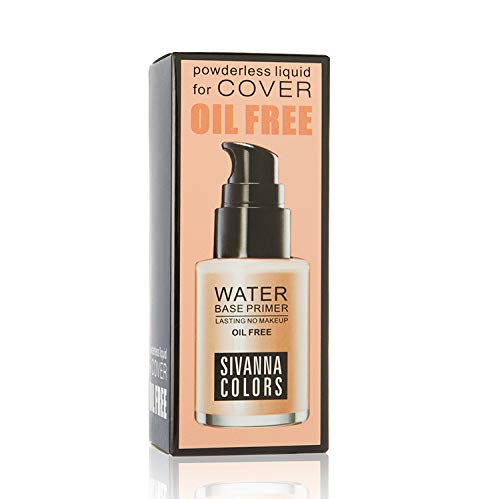 Thailand Sivanna Oil Free Powderless Liquid For Cover Water Base Primer Full Coverage Fluid Liquid Foundation, 40Ml (2 Natural) #TOP3