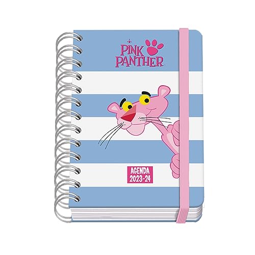 Dohe - Agenda Escolar A6 Día Página Stripes Pink Panther Multicolor Bilingüe En Oferta Dohe - Agenda Escolar - Septiembre 2023 A Junio 2024 - Día Página - Tamaño 12X17 Cm (A6) - Bilingüe: Español E Inglés - Material Escolar - Pink Panther Stripes