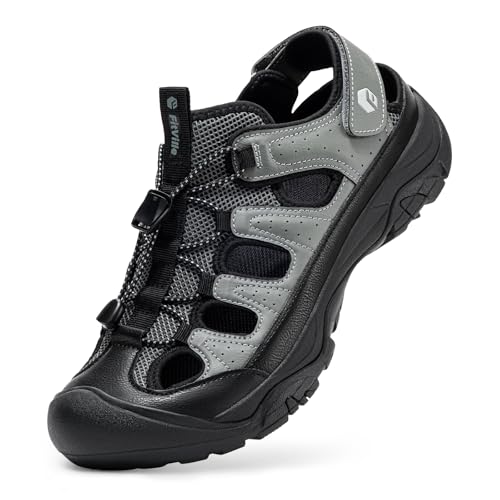 FitVille Wide Mens Sandals Orthopedic