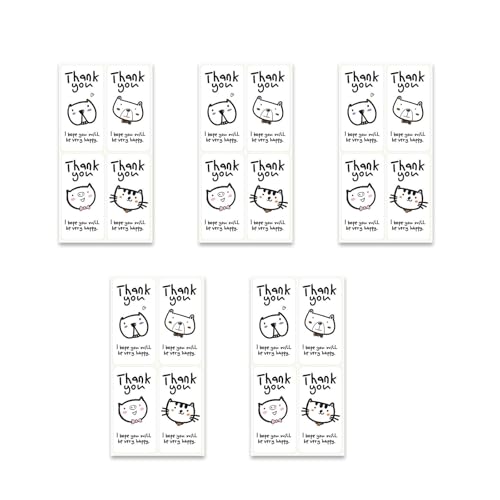 125 個サンキューラベル 2.36x1.18 インチサンキューステッカー自己粘着シールラベル中小企業結婚式のシールラベル