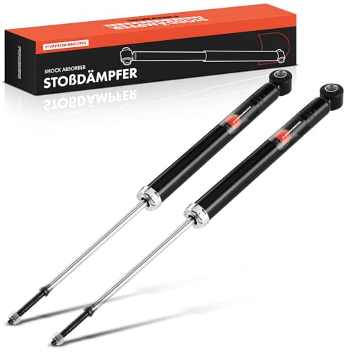 Frankberg 2x Shock Absorber Strut Rear Left Right 611mm Gas pressure Compatible with Yaris P1 1.5 2000-2005 Replace# 343805, 4853059435