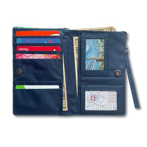 Image of Big Skinny Women's Plus Size myPhone Bi-Fold Slim Wallet, Holds Up to 20 Cards