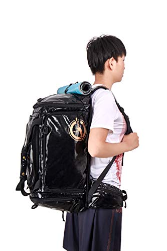 GREATEST Ultimate Bag 60 Liter - #1 World's Ultimate Frisbee Bag. Built in Insulated Cooler Compartment and Organization System. Also Perfect Sports Duffel Bag for Other Outdoor Sports (Gold)