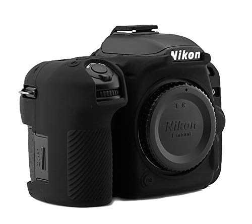 Custodia in silicone compatibile con Nikon D7500 CC2120a, Nero , Custodia per fotocamera