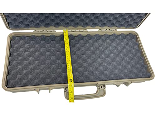 Src Tan Foam Padded Plastic Airsoft Rifle Gun Case #TOP7