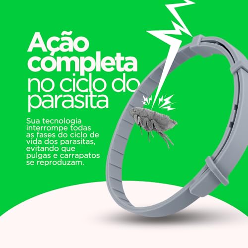 Coleira Antipulgas e Carrapatos – Proteção Antiparasitária com Conforto e Segurança Para Seu Cão | M